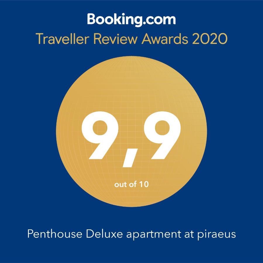 Penthouse Deluxe Apartment At Pireus Exteriér fotografie